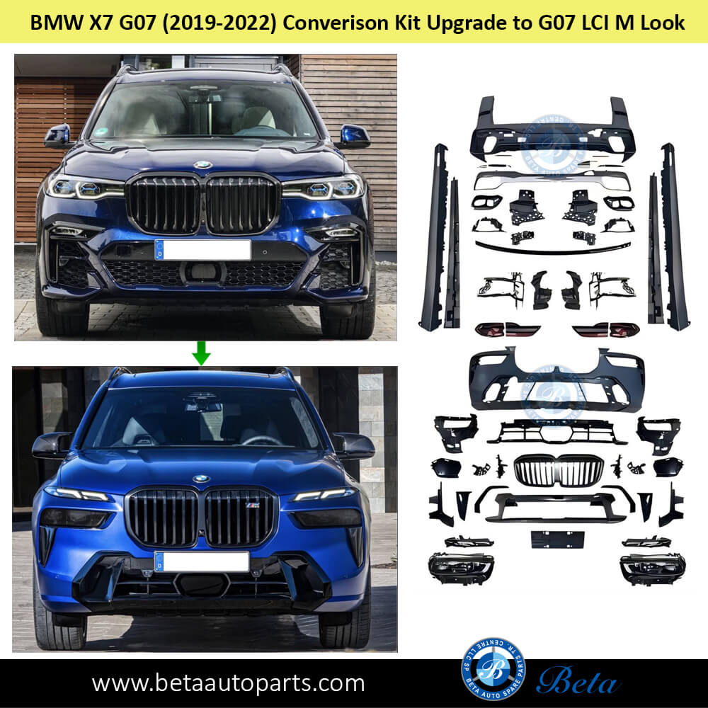 Body Kit Conversion Upgrade to G07 LCI M Look for BMW X7 G07 2019-2022 models Car Front Body Kit Conversion Upgrade to G07 LCI M Look for BMW X7 G07 2019-2022 models Car Front